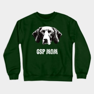 GSP Mom German Shorthaired Pointer Design Crewneck Sweatshirt